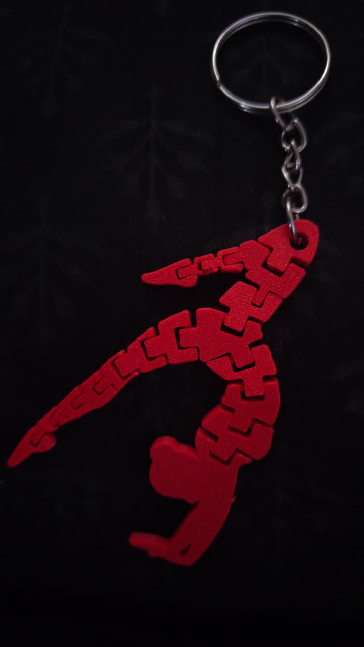 Flexi Yoga Keychain